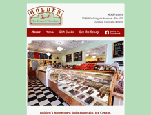 Tablet Screenshot of golden-sweets.com